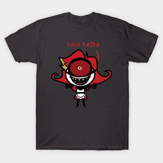 Nifty -"YAY PAIN!" T-Shirt by Alouna